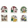 Flash Sale 🔥 Disney 🎄 Christmas Mini Pin Set - Santa Mickey And Friends - Set Of 6 🔥 -Disney Shop 7511057370050