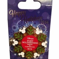 Cheap 🔥 Disney Holidays Resort Pin - 2014 Fort Wilderness Resort ⭐