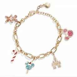 Wholesale ⌛ Disney BaubleBar Bracelet - Mickey & Minnie Holiday Charm 🔔
