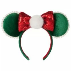 Top 10 ⌛ Disney Ears Headband - 🎄 Christmas Pom And Sequin ✔️