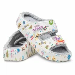 Flash Sale 🤩 Disney Crocs For Adults - Pixar Holiday Cozzzy 🩴 Sandals 🎉