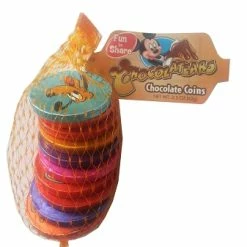 Brand new 👍 Disney Chocolatears 🍬 Candy - Chocolate Coins - Mickey And Friends ❤️
