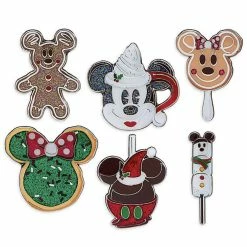 Promo 🧨 Disney Holiday Pin Set - Disney Parks Food Icons - Set Of 6 🤩