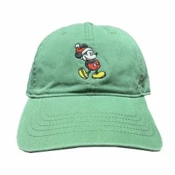 Best Pirce ⭐ Disney Hat - ⚾ Baseball Cap - Holiday Santa Mickey - Green ⌛
