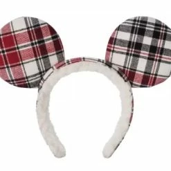 Budget ✨ Disney Ears Headband - 2022 Holiday Mickey Mouse Plaid 💯