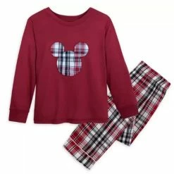 Top 10 🤩 Disney Kids Sleep Set - Holiday Mickey Mouse - Plaid 😍