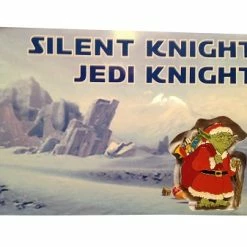 Best Pirce 🔔 Disney 🔔 Christmas Pin - Silent Knight Jedi Knight - Santa Yoda ⌛